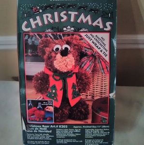 WonderArt Christmas Bear Art.